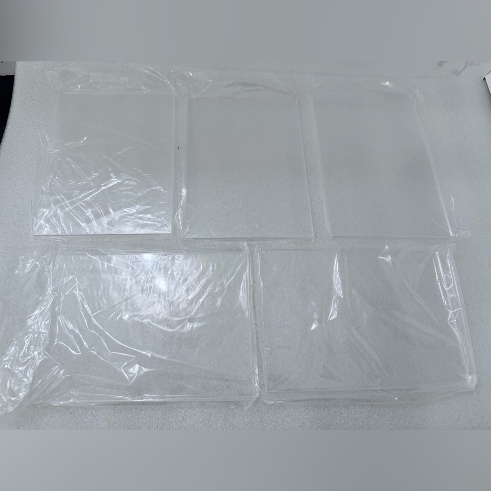 5 Pack! 5x7” clear acrylic blank For Party Planning Signs